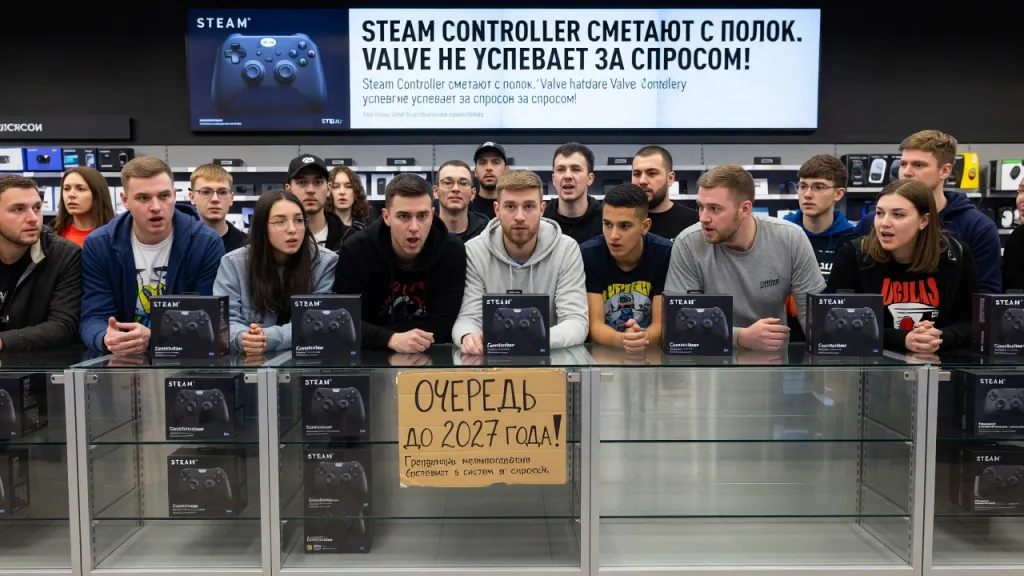 Steam Controller сметают с полок. Valve не успевает за спросом!
