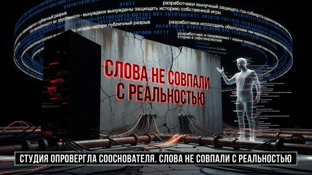 Студия опровергла сооснователя. Слова не совпали с реальностью